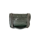 サン・ローラン ニキ ヴィンテージ レザー バッグ